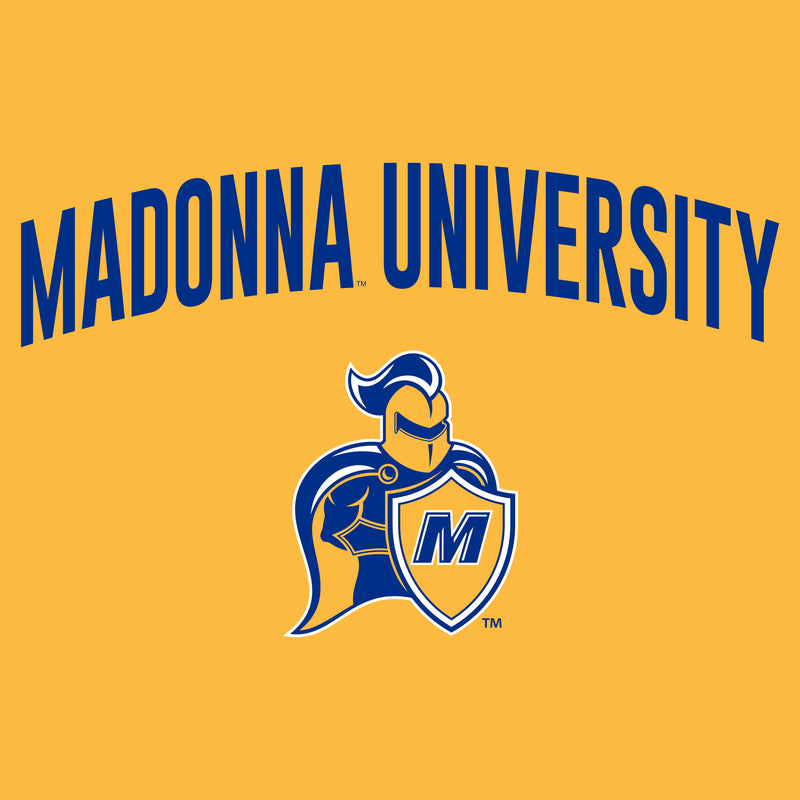 Madonna Arch Logo Hoodie - Gold