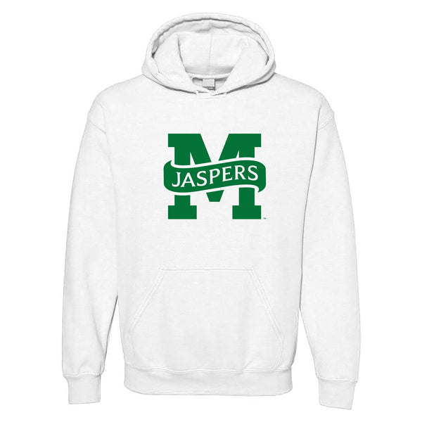 Manhattan College Jaspers Primary Logo Hoodie- White – Underground