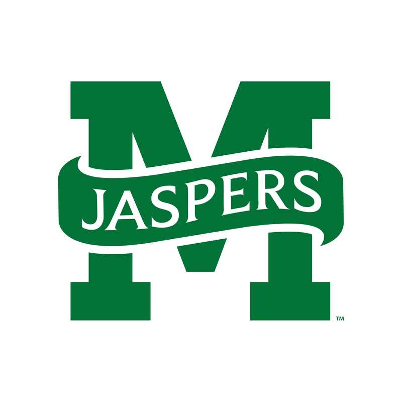 Manhattan College Jaspers Primary Logo Hoodie- White