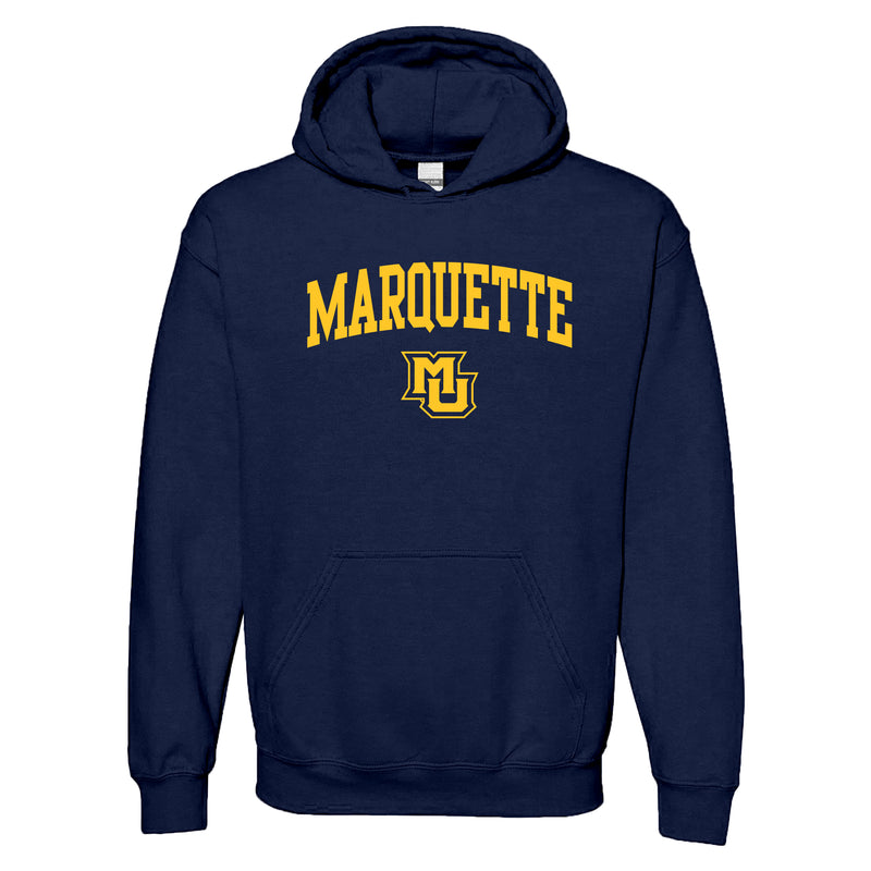 Marquette University Golden Eagles Arch Logo Hoodie - Navy