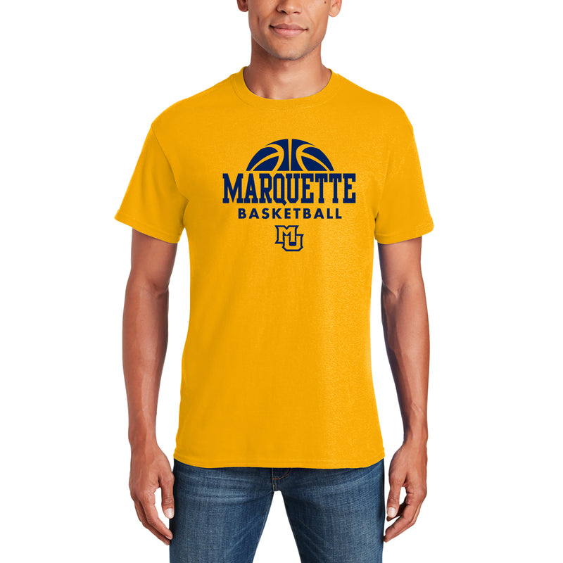 Marquette University Golden Eagles Basketball Hype Short Sleeve T Shirt - Gold