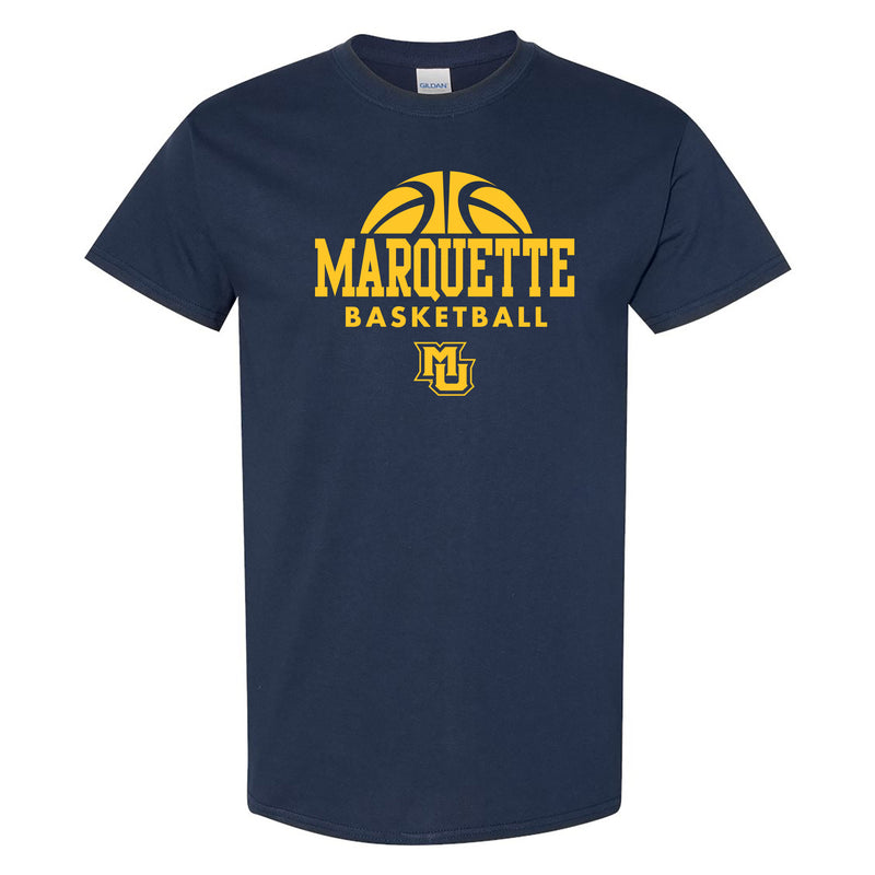 Marquette University Golden Eagles Basketball Hype Short Sleeve T Shirt - Navy