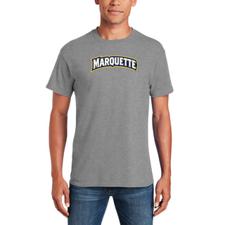 Marquette University Golden Eagles Institutional Logo T-Shirt - Sport Grey