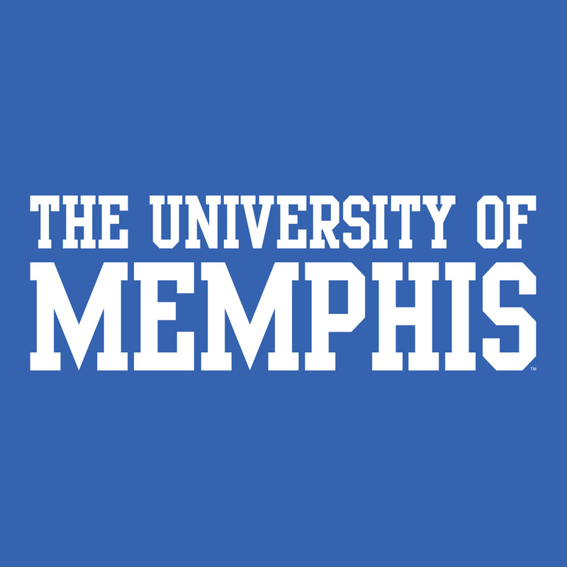 Memphis Tigers Basic Block Womens T-Shirt - Royal