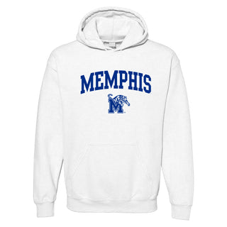 Memphis Tigers Arch Logo Hoodie - White