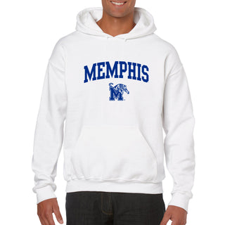 Memphis Tigers Arch Logo Hoodie - White