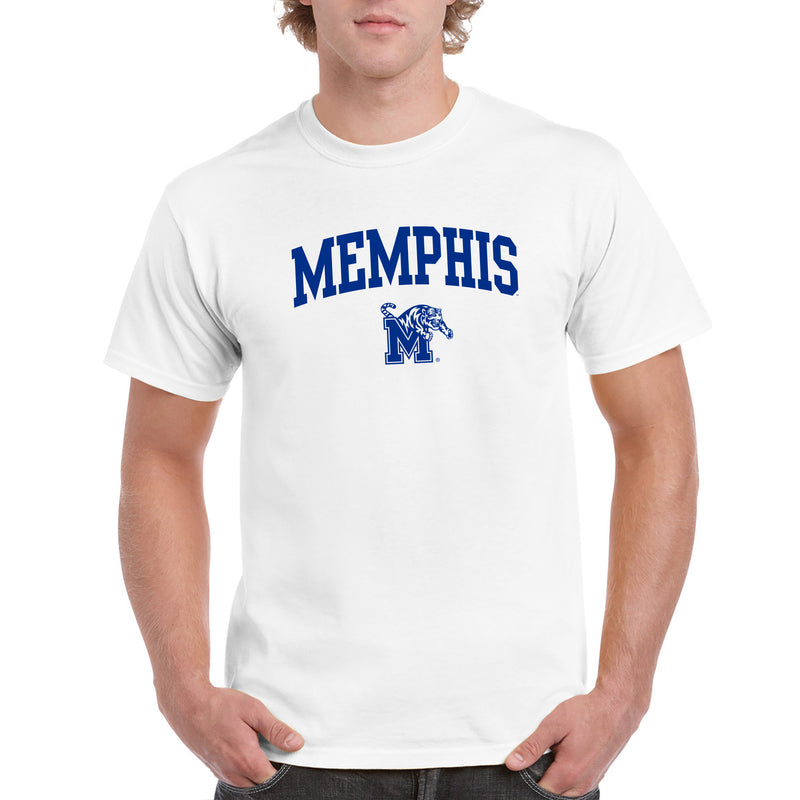 Memphis Tigers Arch Logo T-Shirt - White