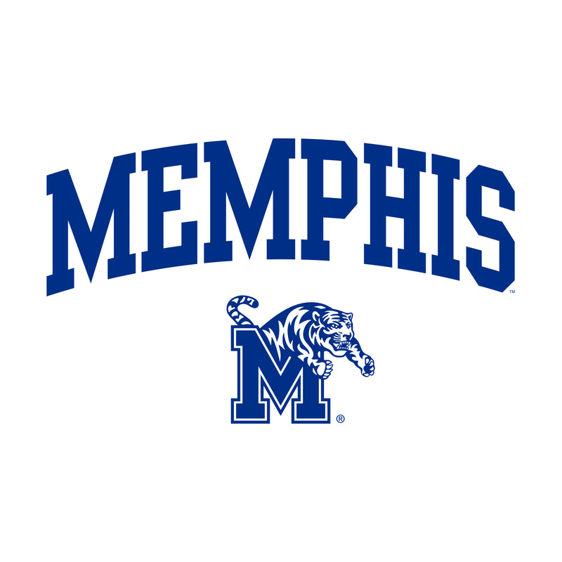 Memphis Tigers Arch Logo Long Sleeve - White