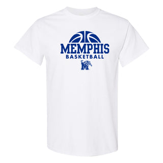 Memphis Tigers Basketball Hype T-Shirt - White