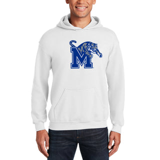 Memphis Tigers Primary Logo Hoodie - White