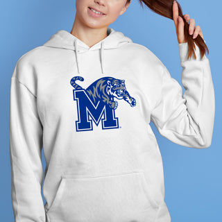 Memphis Tigers Primary Logo Hoodie - White