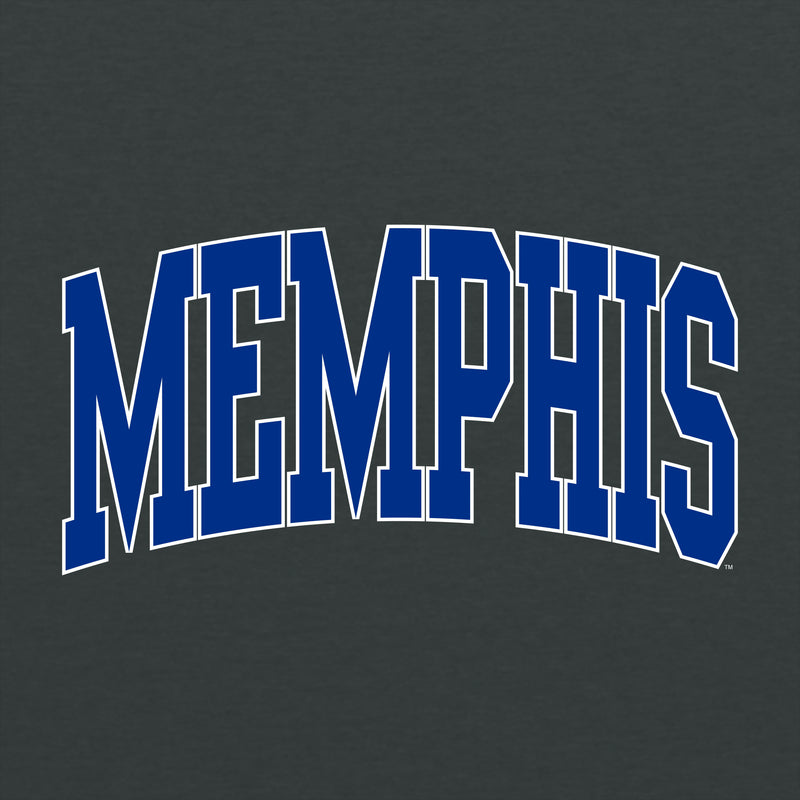 Memphis Tigers Mega Arch T-Shirt - Dark Heather