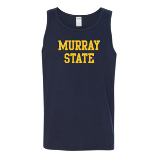 Murray State University Racers Basic Block Tank Top - Navy