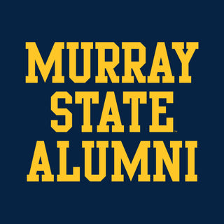 Murray State University Racers Alumni Basic Block Short Sleeve T Shirt - Navy