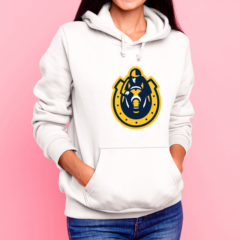Murray State University Racers Primary Logo Heavy Blend Hoodie - White