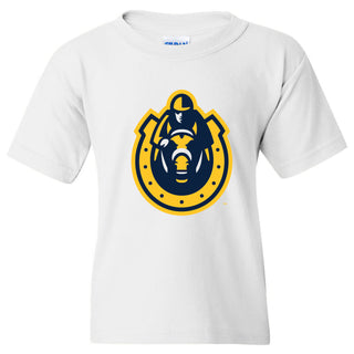 Murray State University Racers Primary Logo Youth Short Sleeve T Shirt - White