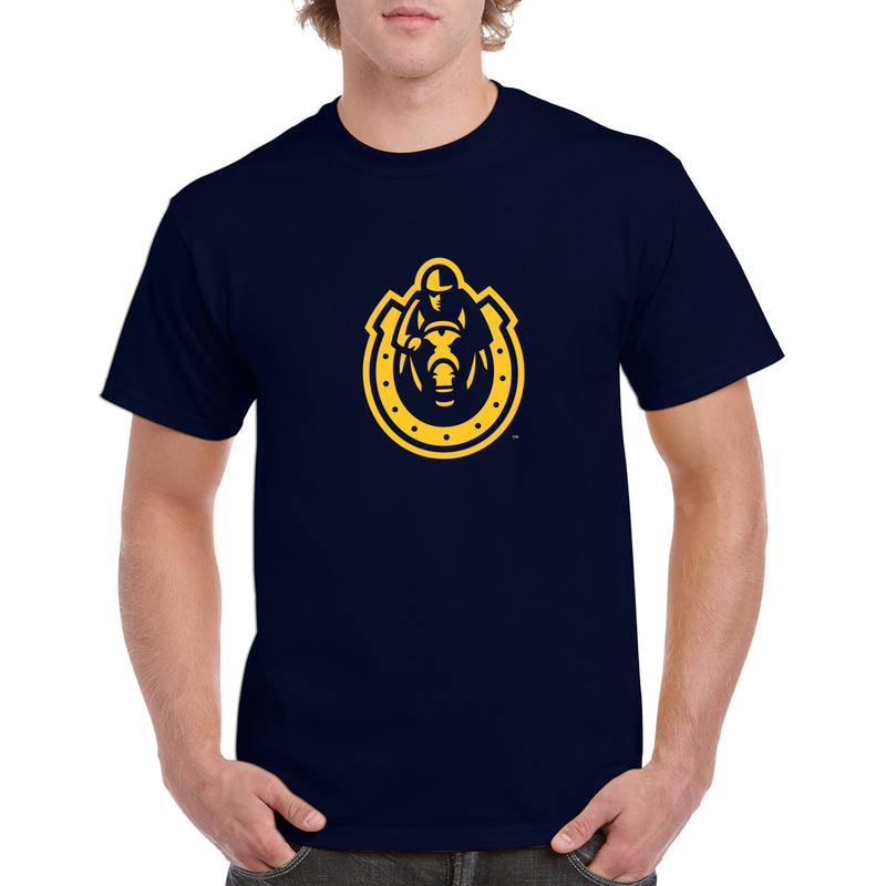 Murray State University Racers Primary Logo Short Sleeve T Shirt - Navy