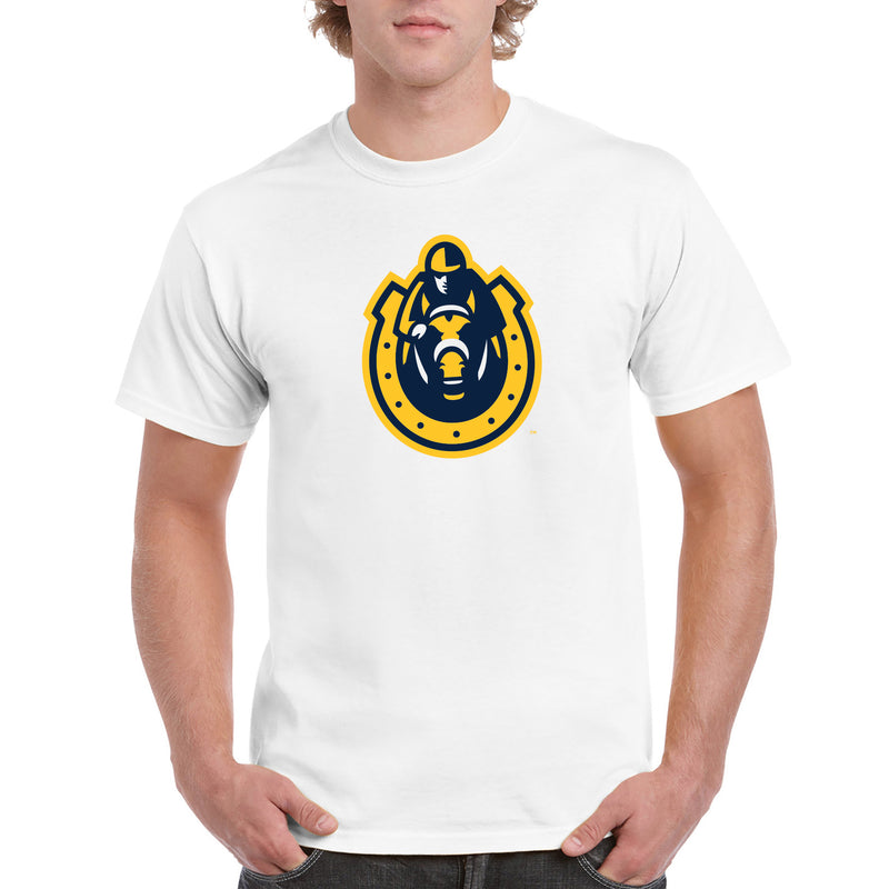 Murray State University Racers Primary Logo Short Sleeve T Shirt - White