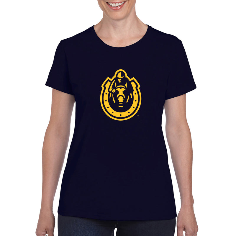 Murray State University Racers Primary Logo Womens Short Sleeve T Shirt - Navy