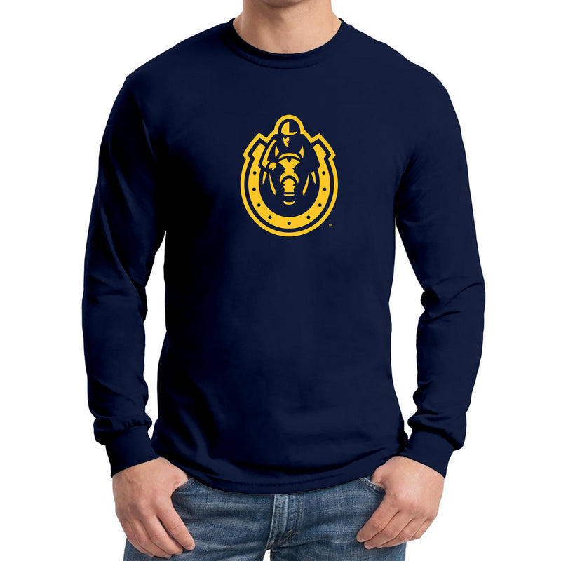 Murray State University Racers Primary Logo Long Sleeve T-Shirt - Navy