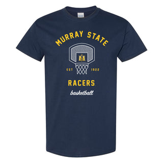 Murray State University Racers Basketball Net T Shirt - Navy