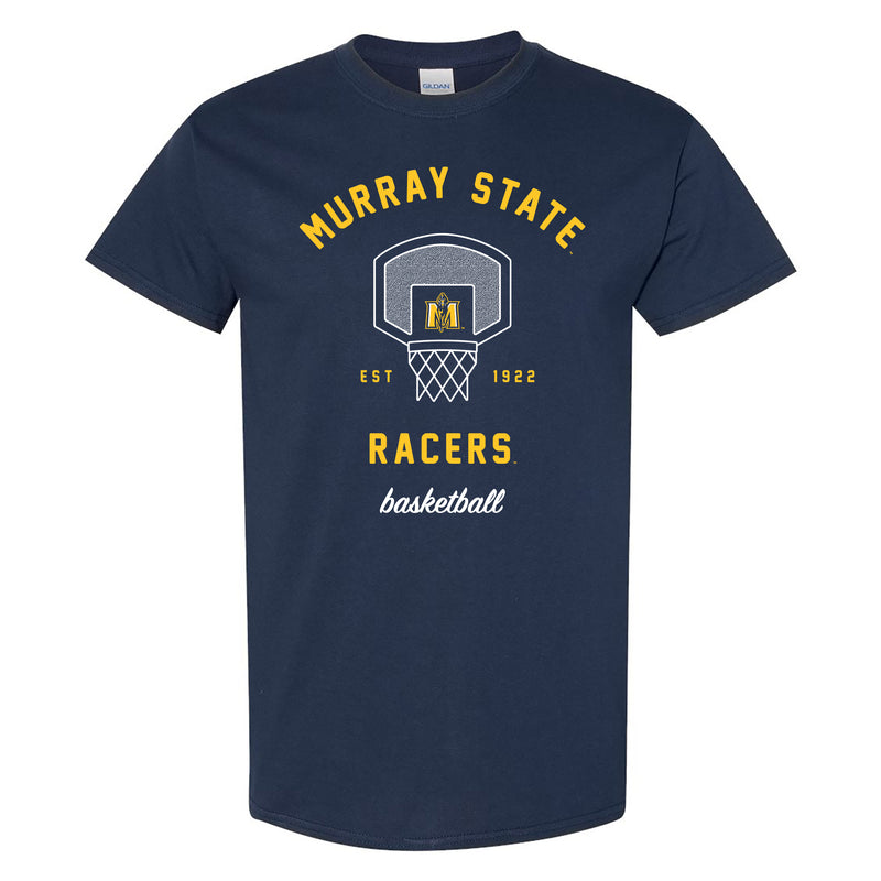 Murray State University Racers Basketball Net T Shirt - Navy