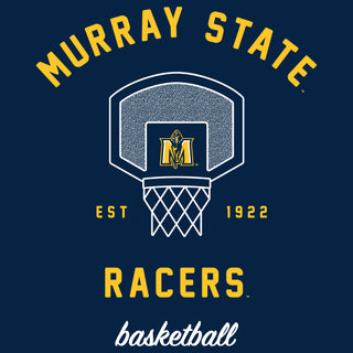 Murray State University Racers Basketball Net T Shirt - Navy