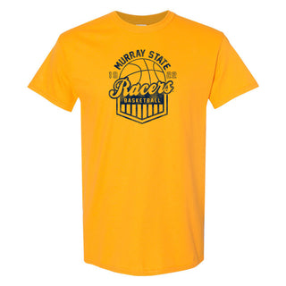 Murray State Racers Basketball Shield T-Shirt - Gold