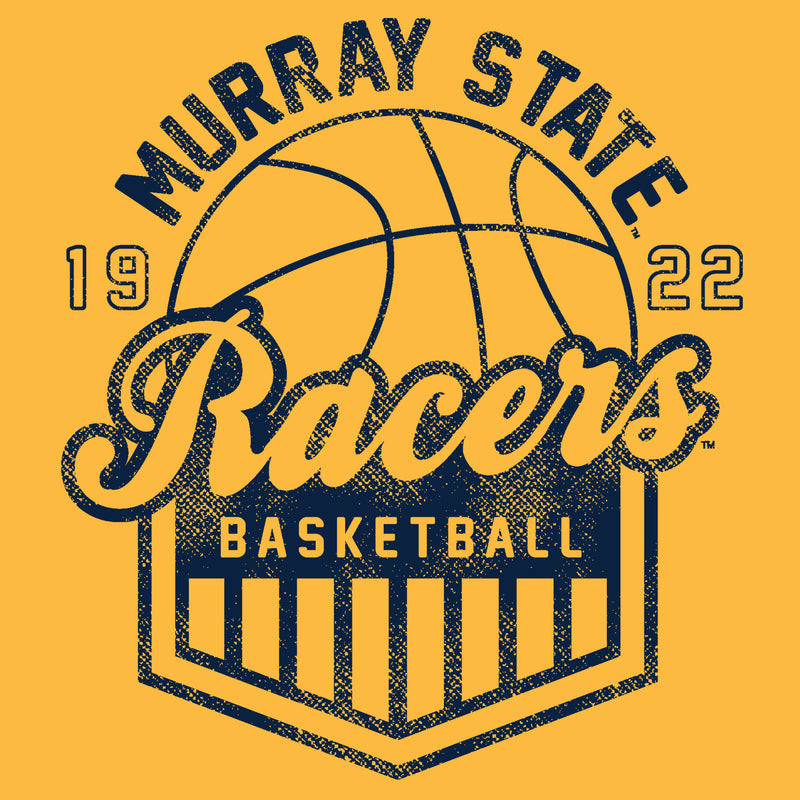Murray State Racers Basketball Shield T-Shirt - Gold