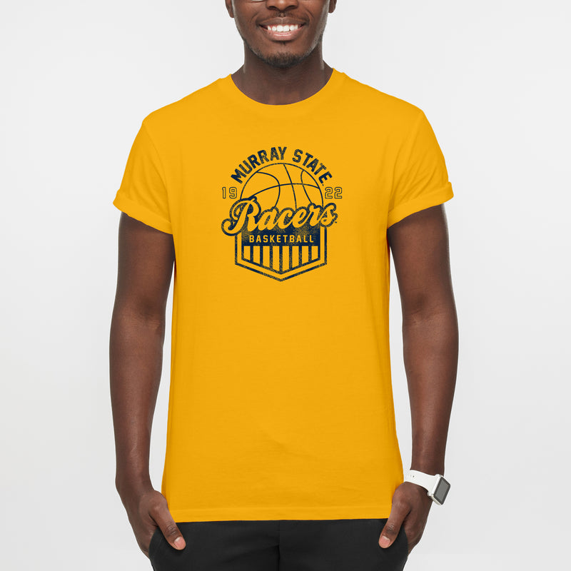 Murray State Racers Basketball Shield T-Shirt - Gold