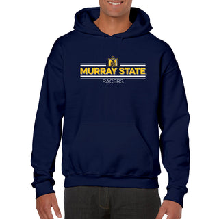 Murray State University Racers Double Bar Logo Hoodie - Navy