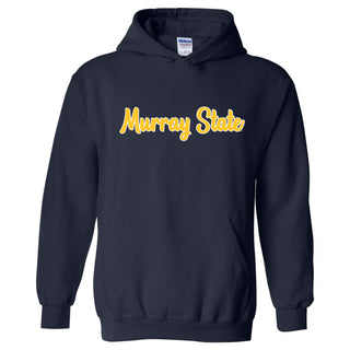 Murray State University Racers Basic Script Heavy Blend Hoodie - Navy