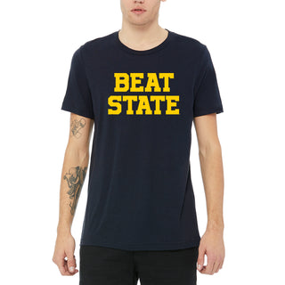 Beat State Triblend T-Shirt - Solid Navy