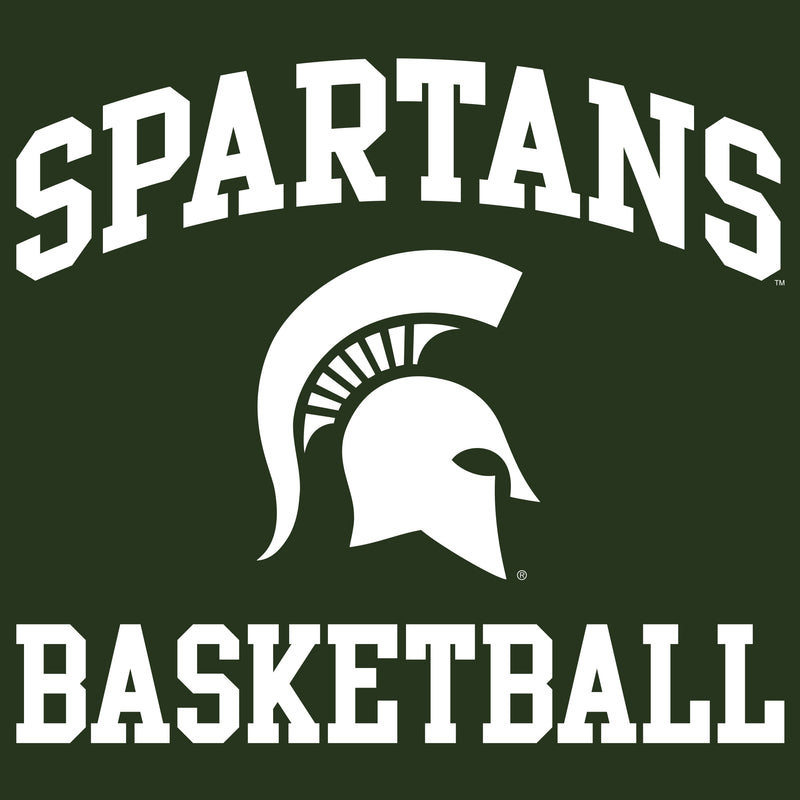 Michigan State University Spartans Arch Logo Basketball Hoodie - Forest