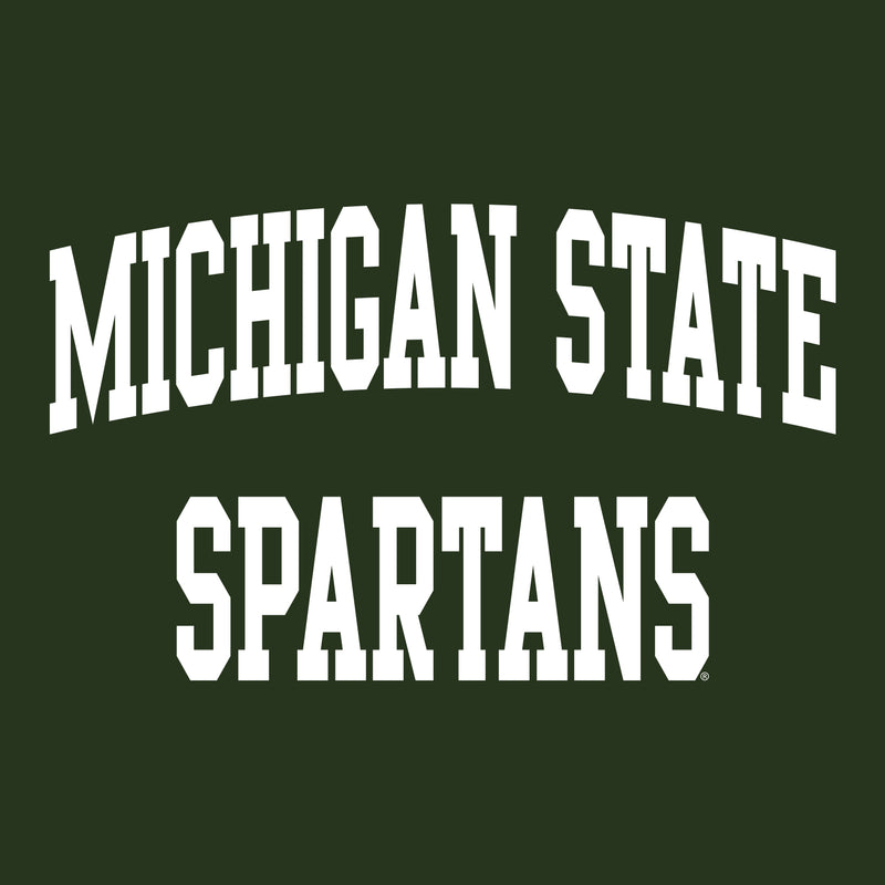 Michigan State University Spartans Front Back Print Hoodie - Forest