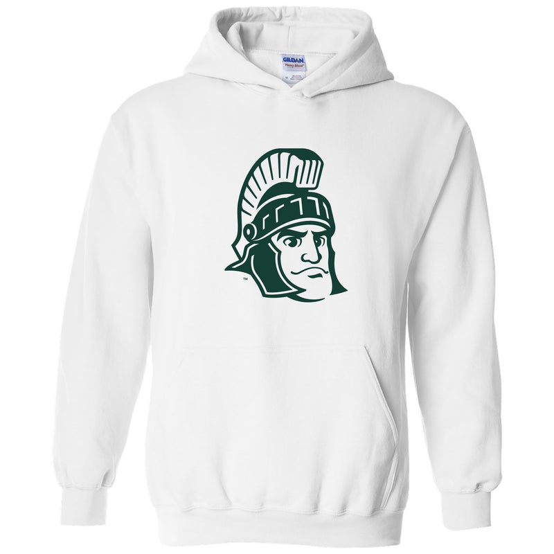 Michigan State University Spartans Sparty Mark Hoodie - White