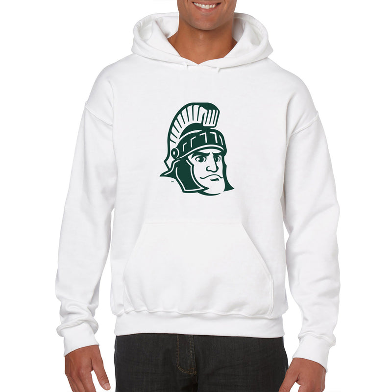 Michigan State University Spartans Sparty Mark Hoodie - White