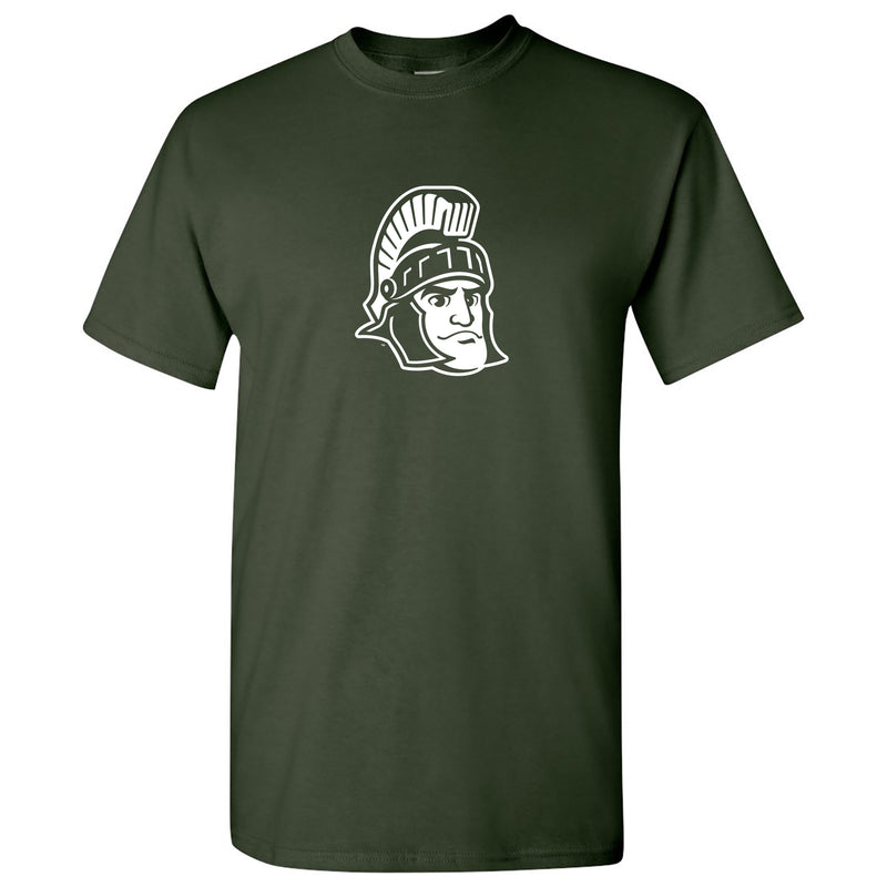 Michigan State University Spartans Sparty Mark Short Sleeve T Shirt - Forest