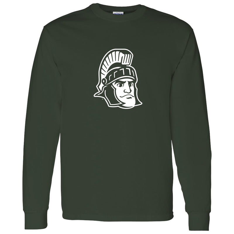 Michigan State University Spartans Sparty Mark Long Sleeve T-Shirt - Forest