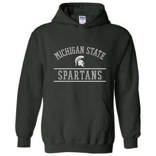 Michigan State University Spartans Mesh Arch Hoodie - Forest