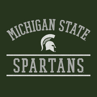 Michigan State University Spartans Mesh Arch Hoodie - Forest