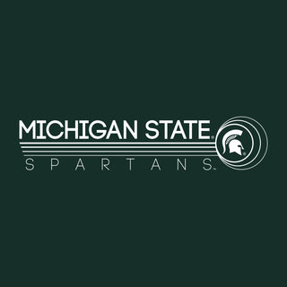 Michigan State University Spartans Logo Ping Heavy Blend Hoodie - Forest