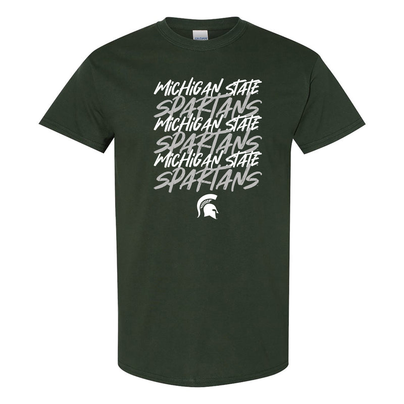 MSU Marker Repeat T-Shirt - Forest