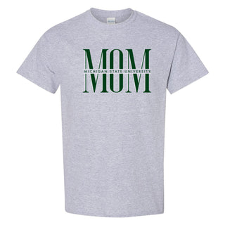 MSU Classic Mom T-Shirt - Sport Grey