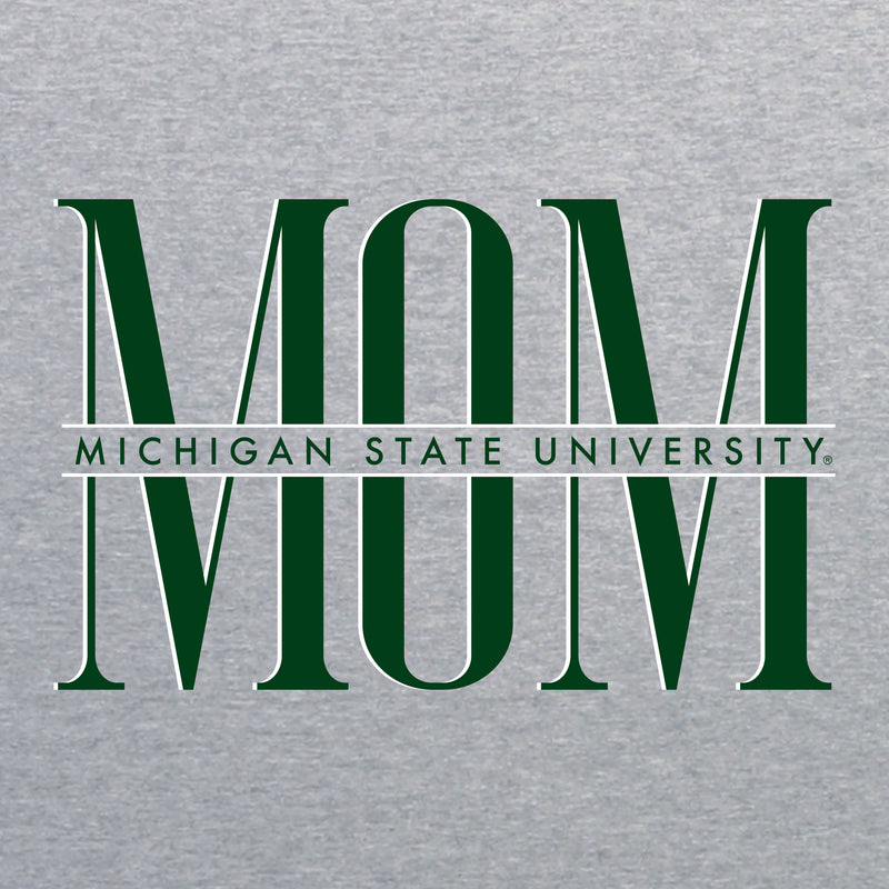 MSU Classic Mom T-Shirt - Sport Grey
