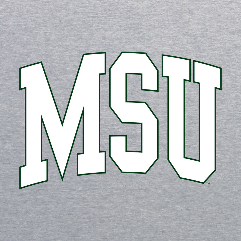 Michigan State University Spartans Mega Arch T-Shirt - Sport Grey