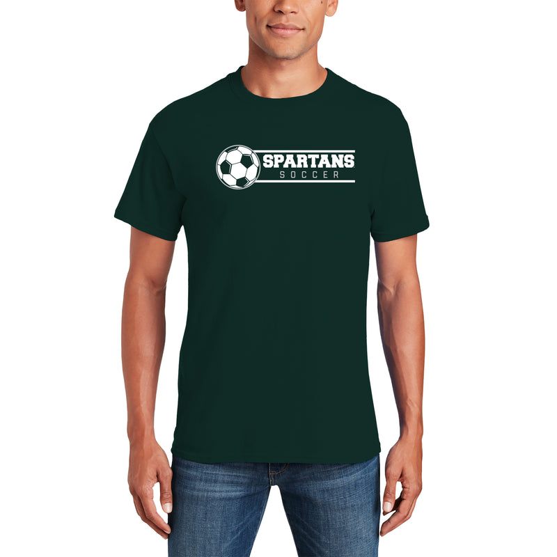 Michigan State Spartans Soccer Spotlight T Shirt - Forest
