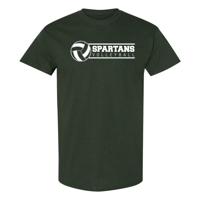 Michigan State Spartans Volleyball Spotlight T Shirt - Forest