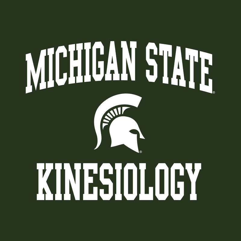 Michigan State University Spartans Arch Logo Kinesiology Short Sleeve T-Shirt - Forest