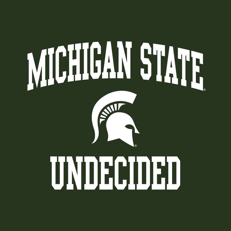 Michigan State University Spartans Arch Logo Undecided Short Sleeve T-Shirt - Forest